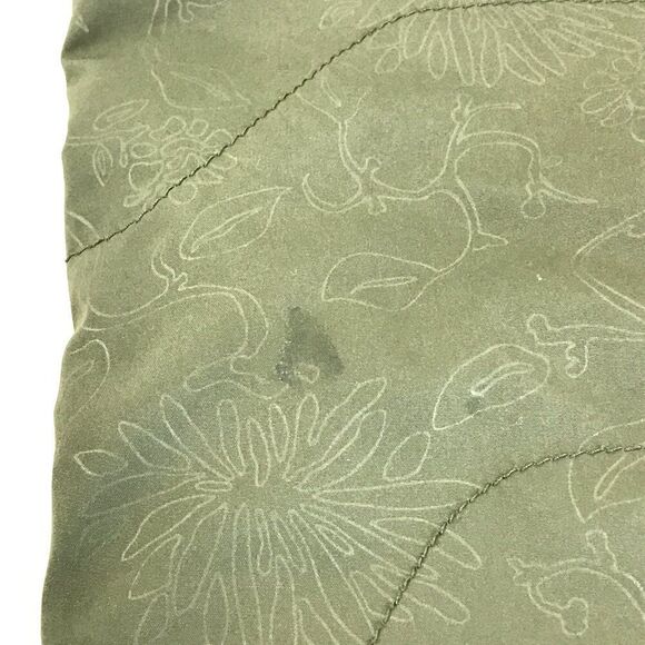 Columbia GRT Full Zip Vest Women's XS Green Floral Pockets Outdoor Winter Lined - Picture 12 of 12